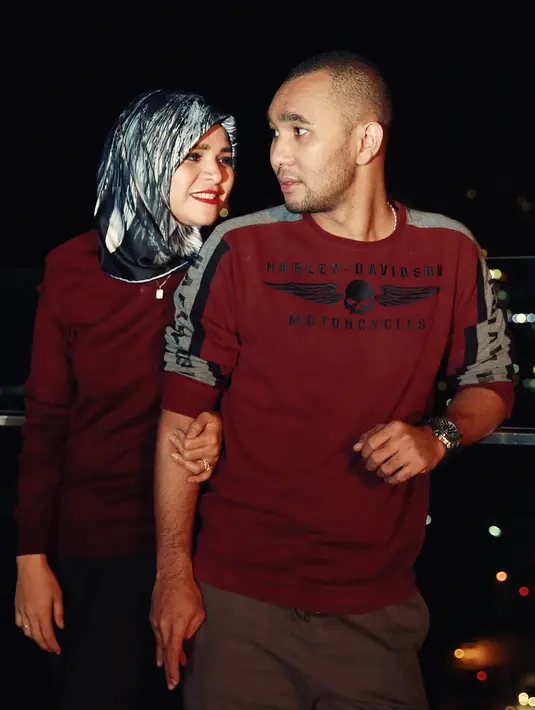 Babak baru sudah dimulai oleh pasangan Enji dan Niza, pasangan Enji-Niza sudah melangsungkan pernikahan sederhana di Palembang 22 Agustus 2015. (Deki Prayoga/Bintang.com)