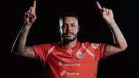Winger baru Persija Jakarta, Maxwell Souza. (Bola.com/Dok.Media Persija).