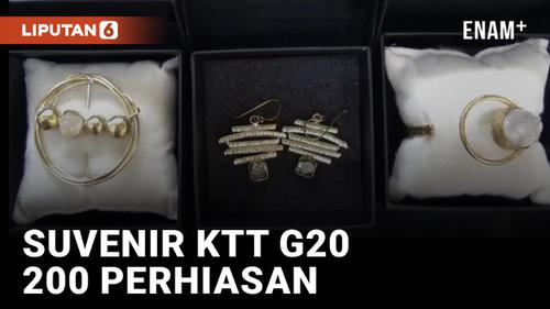 VIDEO: Perhiasan Berbahan Kuningan dari Bali Jadi Suvenir KTT G20