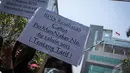 Mereka menuntut agar pihak BPJS agar mencabut Permenkes RI No. 69 tahun 2013 tentang standar tarif pelayanan kesehatan dan merubah sistem "INA CBG's' menjadi "Free For Service", Jakarta, Rabu (17/9/2014) (Liputan6.com/Faizal Fanani)
