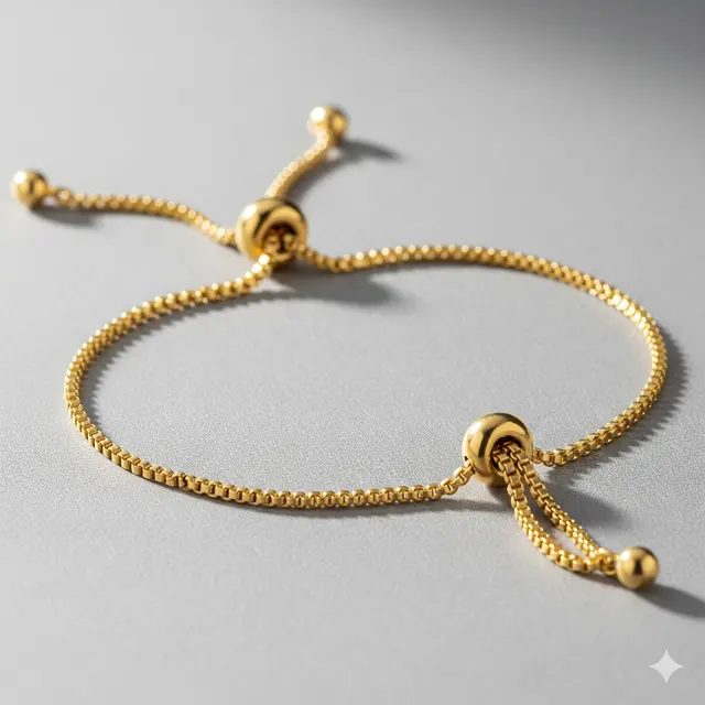 Gelang Emas Tipis Elegan (Foto: Gemini AI)