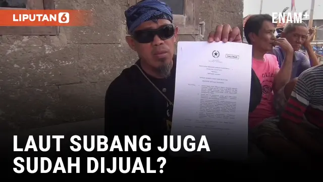 VIDEO: Lagi! Sertifikat Tanah di Laut Muncul di Subang