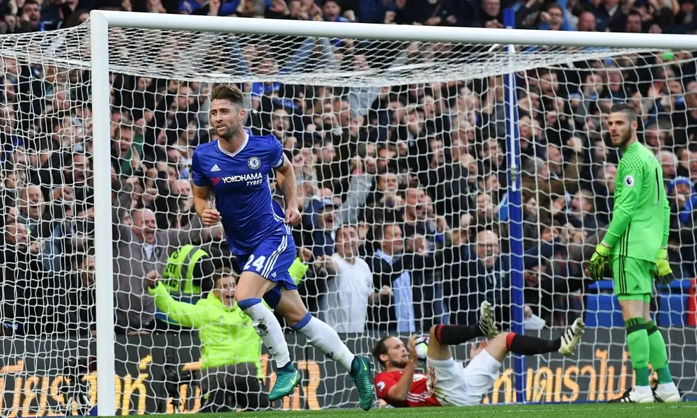 Manchester United dihancurkan Chelsea di Stamford Bridge. (AFP/Ben Stansall)