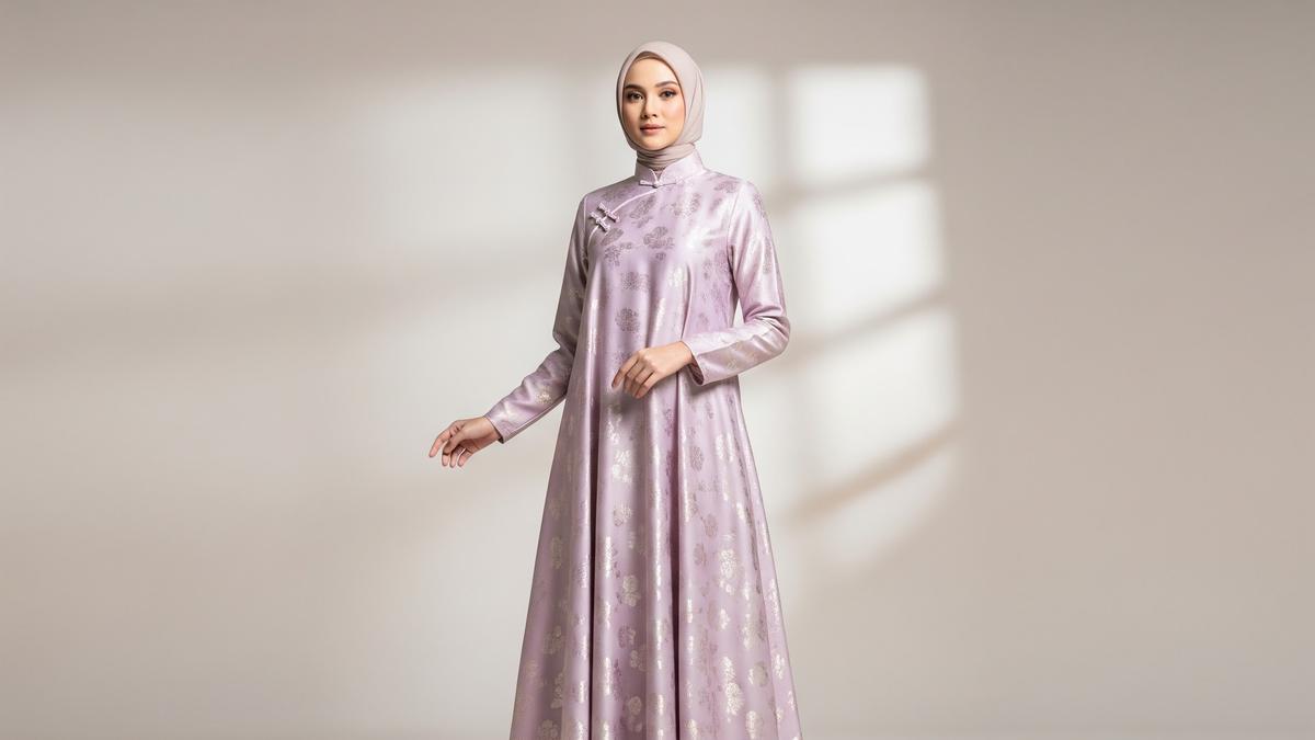 7 Model Baju Cheongsam Wanita Hijab Tren 2026 yang Elegan dan Syar’i, Bisa Untuk Lebaran