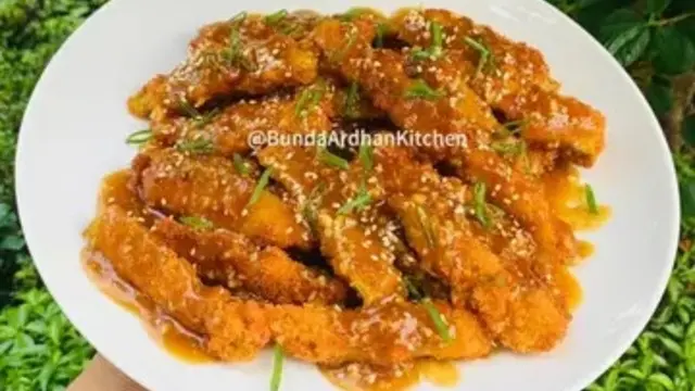 Resep terong crispy teriyaki. (dok. Cookpad @BundaArdhanKitchen)