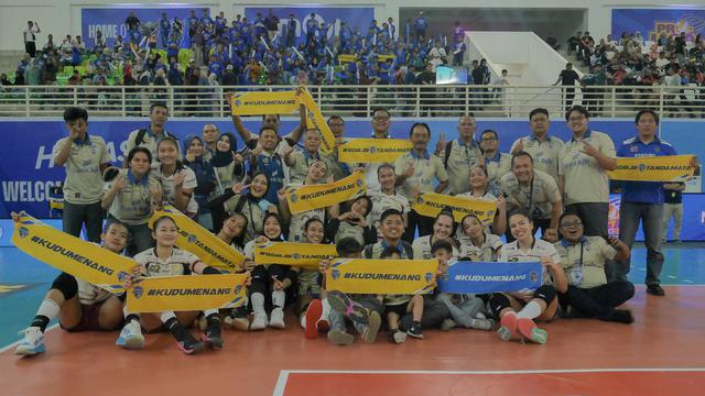 Aksi Bandung bjb Tandamata di Proliga 2026 seri Medan