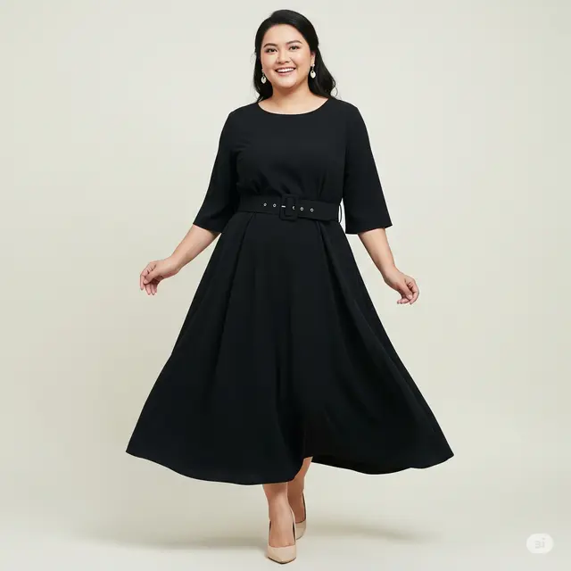 7 Model Baju Pesta Wanita Gemuk Agar Terlihat Langsing