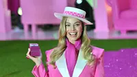 Margot Robbie sebagai Barbie. (dok. Jung Yeon-je / AFP)