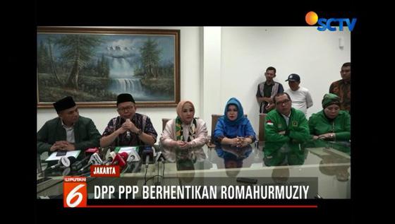 DPP PPP Berhentikan Sementara Romahurmuziy