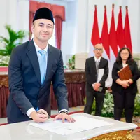 Nama Raffi Ahmad trending setelah dilantik Prabowo Subianto jadi utusan khusus Bidang Pembinaan Generasi Muda dan Pekerja Seni di Istana Negara, Jakarta. (Foto: Dok. Instagram @raffinagita1717)