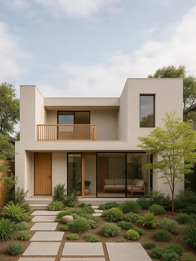 Rumah Minimalis 2 Lantai Tanpa Atap