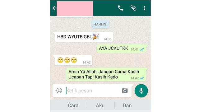 5 Chat Minta Kado Ulang Tahun Ini Bikin Geleng Kepala