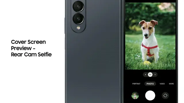 Dual Preview di Cover Screen dan Main Screen pada Samsung Galaxy Z Fold4 5G