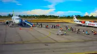 Perkembangan masif Bandar Udara Internasional Silangit, Tapanuli Utara, membawa berkah besar Kawasan Danau Toba.