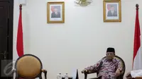  Anggota Dewan Pertimbangan Presiden (Watimpres) KH Hasyim Muzadi  (Liputan6.com/Faizal Fanani)