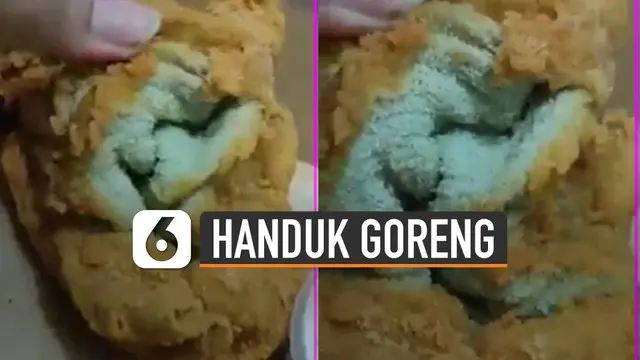 Beredar video pelanggan restoran cepat saji bukannya mendapatkan ayam justru handuk goreng tepung.