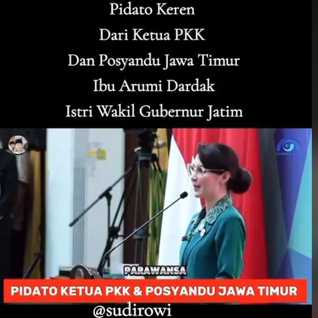 Ungkap Tantangan Sebagai Ketua PKK Jawa Timur, Gaya Pidato Arumi Bachsin Banjir Pujian