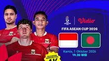 Indonesia vs Banglades di Vidio. (doc. vidio)