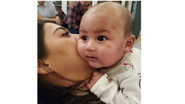 Menggemasakan, Ini 6 Gaya Terbaru Kiano Tiger Wong Anak Baim Wong Berambut Botak