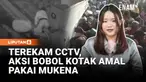 Aksi pencurian kotak amal oleh seorang pemuda di Masjid Mujahidin, Kota Padang, Sumatera Barat, terekam CCTV pada Selasa malam. Pelaku membobol dua kotak amal yang berisi uang infak untuk anak yatim dan pembangunan masjid.
