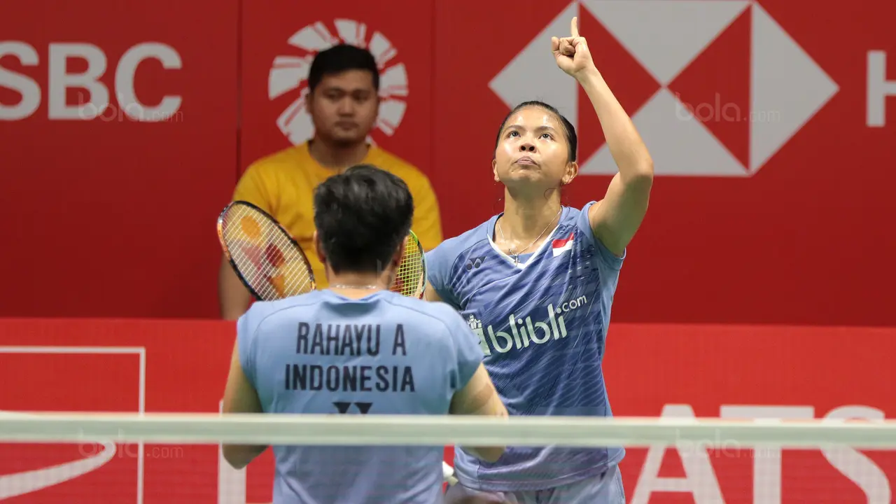 Greysia Polii, Apriyani Rahayu, Daihatsu Indonesia Masters 2018, Bola.com