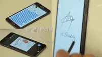 S-Pen pada Samsung GALAXY Note 4 lebih sensitif sehingga sensasi menulis dengan S-Pen semakin mirip dengan menulis di atas kertas.