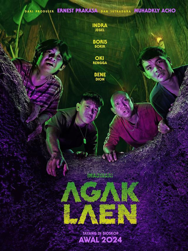 Poster film Agak Laen. (Foto: Dok. Instagram @muhadkly)