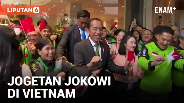 Tiba di Vietnam, Jokowi Langsung Disambut Tukang Ojek