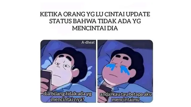 6 Meme Cinta Bertepuk Sebelah Tangan Ini Bikin Kesal