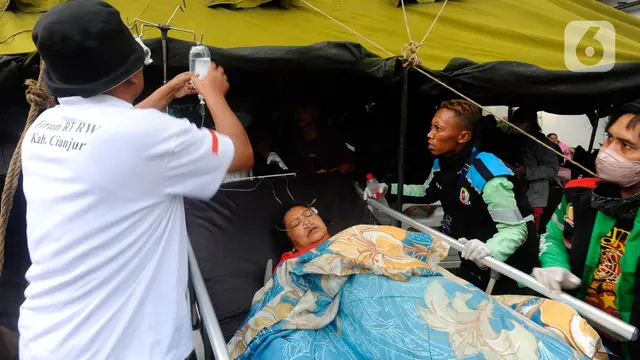 Penanganan Korban Gempa Cianjur di RSUD Cimacan