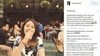 Diona Arika Andra Putri, kakak Zanette (Instagram)