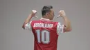 Rubrik Sport Seleb, Selasa, (30/05/2017), menampilkan presenter olahraga, Edwin Setyadinata yang merupakan fans berat Arsenal. (Bola.com/M Iqbal Ichsan)