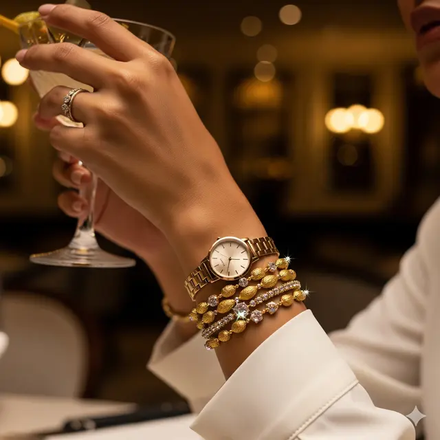 Gelang Emas Model Biji Lada