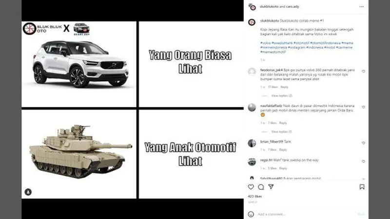 meme otomotif