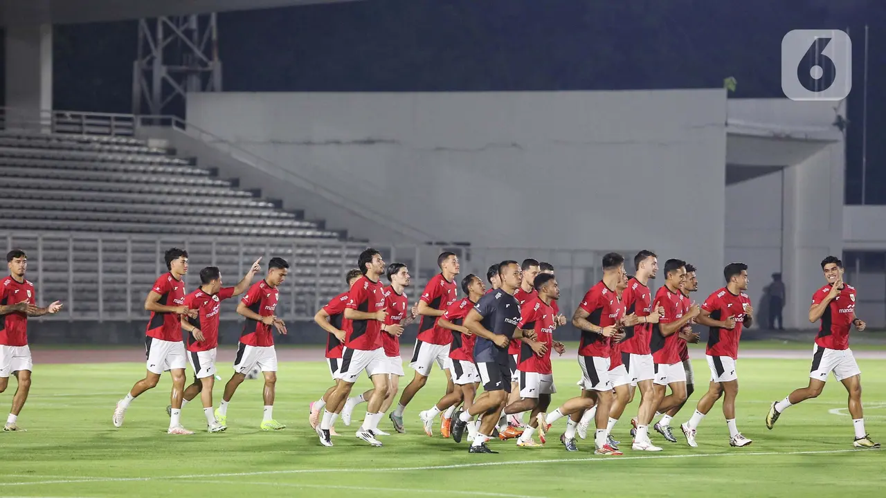 Kembali dari Bali Jelang Hadapi China, Timnas Indonesia Gelar Sesi Latihan Terbuka
