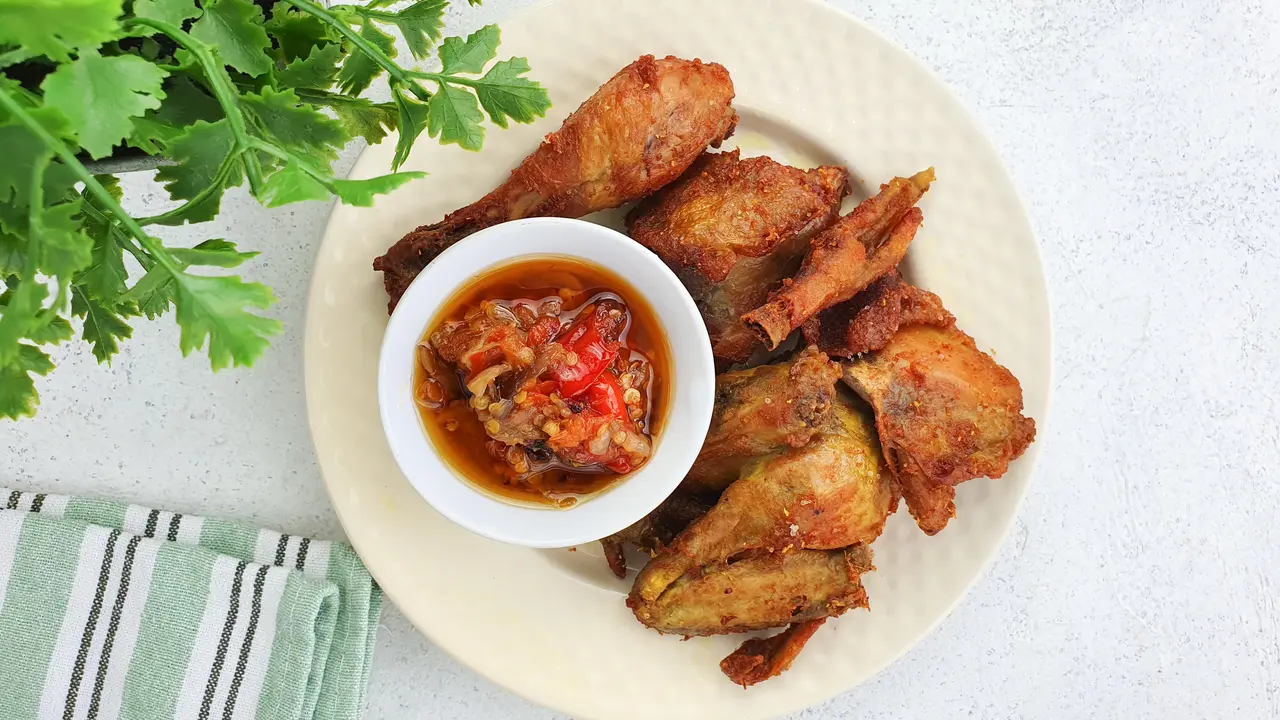 Resep Sayap Goreng Crispy Daun Jeruk