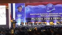 Ketua Umum Partai Demokrat Susilo Bambang Yudhoyono (SBY). (Liputan6.com/Putu Merta Surya Putra)