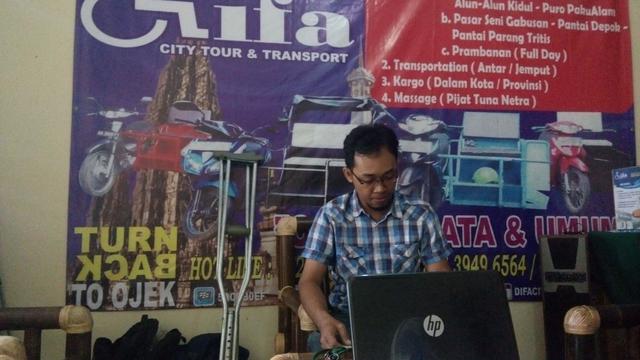 Makin Pede, Sopir Ojek Difabel Kini Berani Nikah dan Pacaran