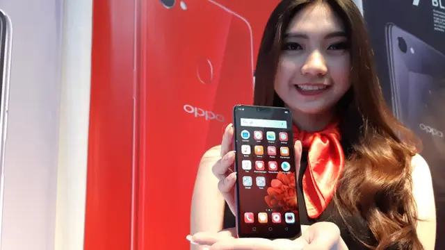 Oppo F7. Liputan6.com/Agustinus Mario Damar