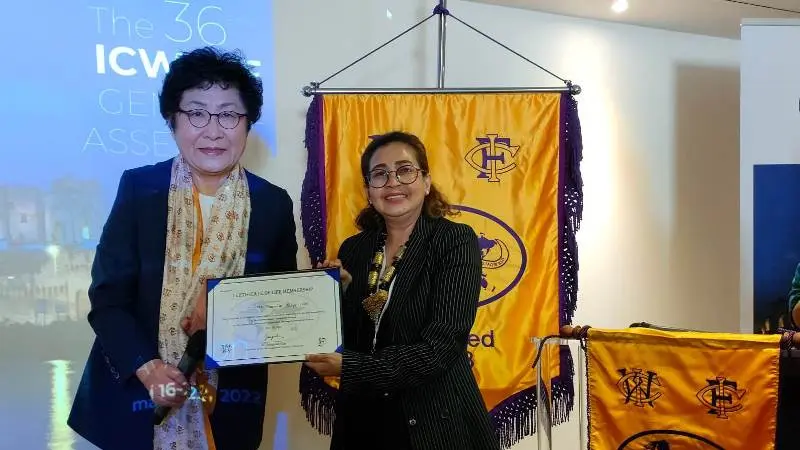 Ketua Umum INKOWAPI Terpilih Jadi Anggota Seumur Hidup di The International Council of Women Ke-36
