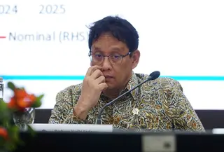 Belanja pemerintah pusat terealisasi sebesar Rp2.602,3 triliun atau 96,3% dari target. Tampak dalam foto, Menteri Keuangan (Menkeu) Purbaya Yudhi Sadewa saat Konferensi Pers APBN Kita, di Kantor Kementerian Keuangan, Jakarta, Kamis (8/1/2026). (merdeka.com/magang/Rendi Saputra)