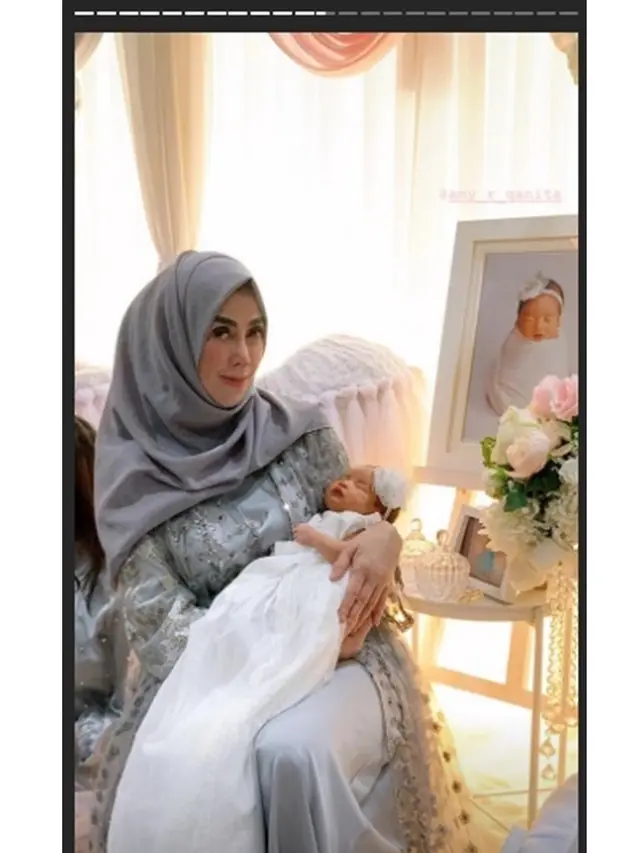 6 Potret Akikah Anak Kembar Syahnaz Sadiqah dan Jeje Govinda, Penuh Suka Cita