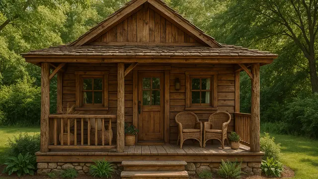 7 Inspirasi Rumah Kayu Kecil tapi Cantik, Cocok untuk Hunian Asri dan Hemat Ruang