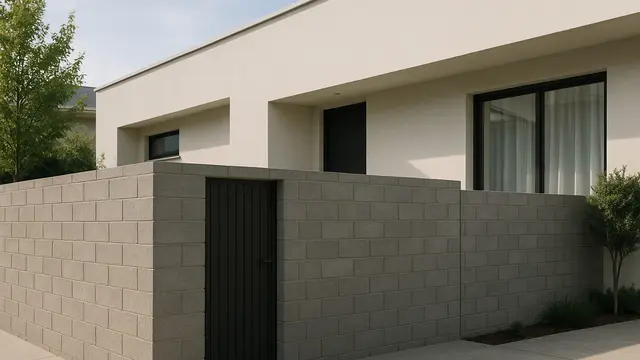 Model Pagar Tembok Plester Kasar