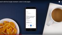 Read It, Fitur Baru Google Assistant untuk Baca dan Terjemahkan Konten Web dalam 42 Bahasa. Kredit: Akun resmi Android di YouTube