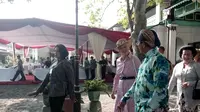 Ratu Denmark Margrethe II mengunjungi Keraton Yogyakarta ( Liputan6.com/ Fathi Mahmud)