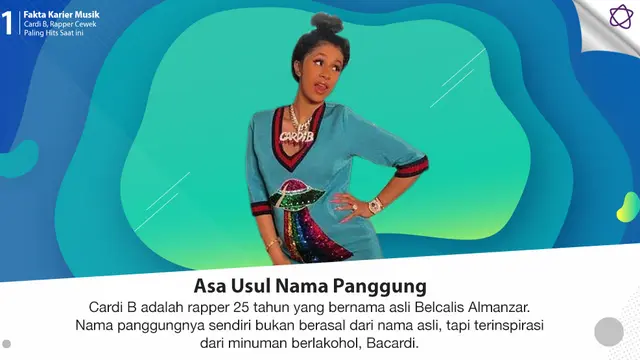 Infografis Cardi B 1