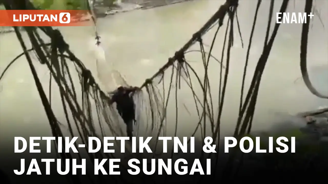 Jembatan di Papua Pegunungan Putus, 4 Anggota TNI dan Polri Jatuh ke Sungai