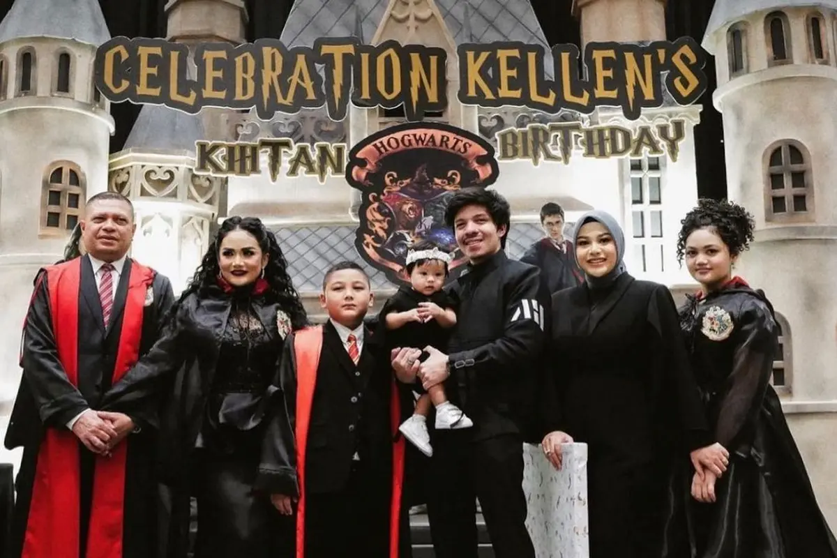 Bertema Harry Potter, ini 7 Potret Pesta Ulang Tahun Kellen Putra Krisdayanti