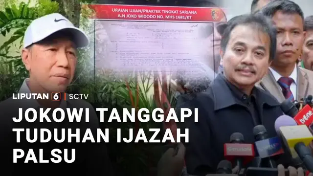 Jokowi Tanggapi Tuduhan Ijazah Palsu